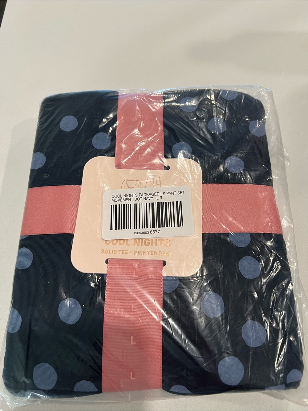NWT Soma Polka Dot Navy & Light Blue Pajama Set
